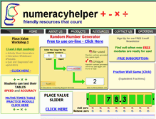 Tablet Screenshot of numeracyhelper.com